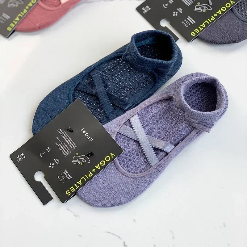 2 Pairs Cotton Yoga Socks