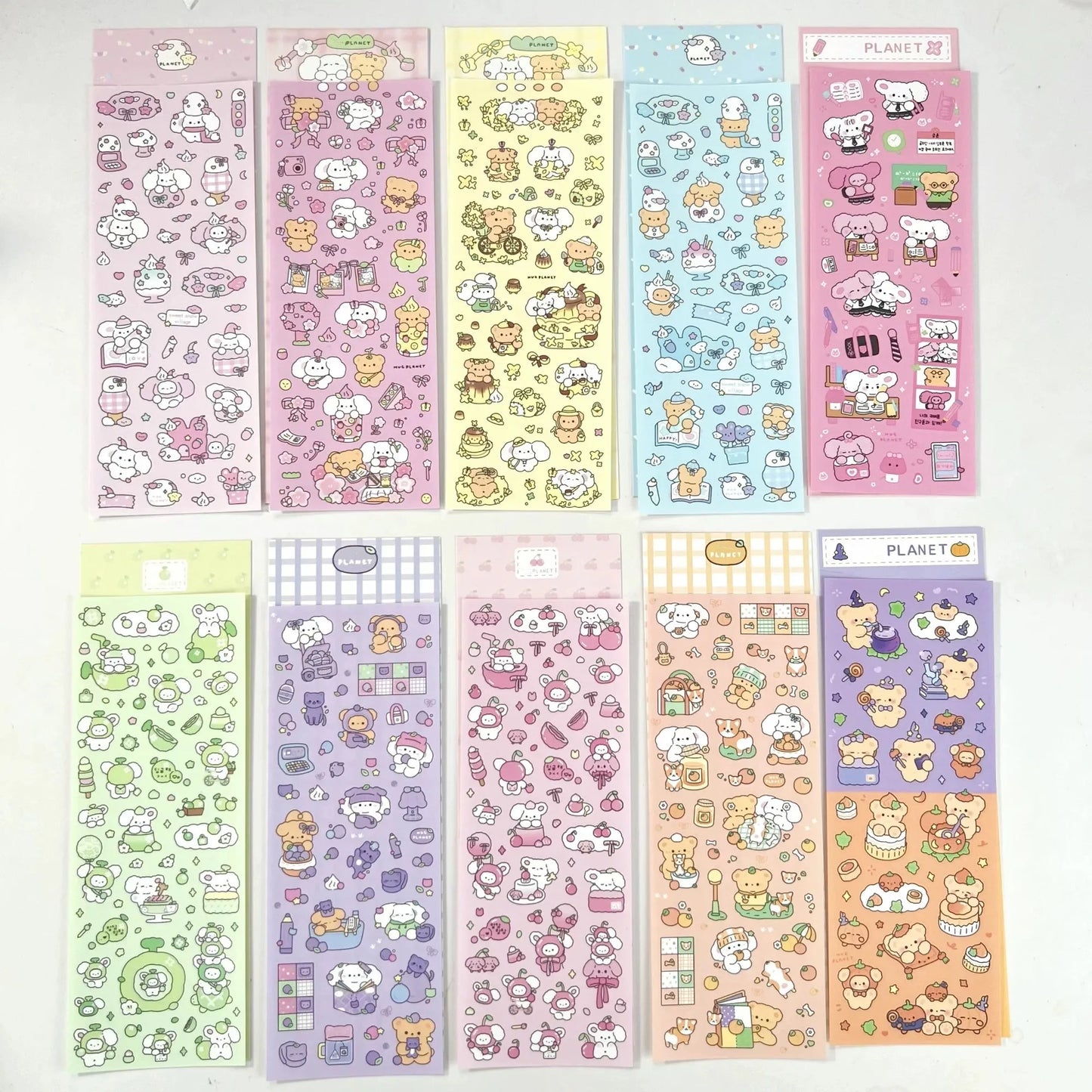 Bear Ribbon Decoration Sticker