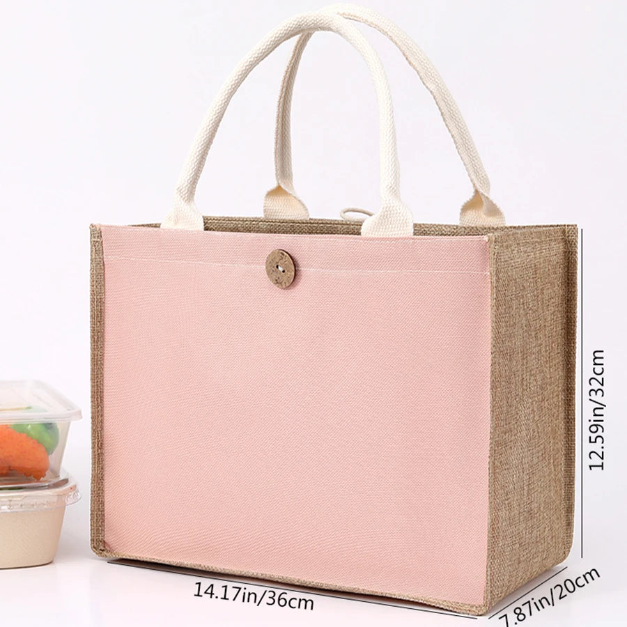 Season Color Laminating canvas bag
