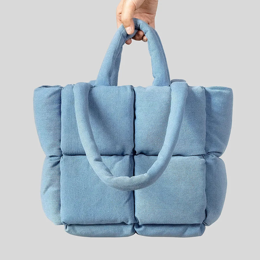 Denim Soft Padded Bag