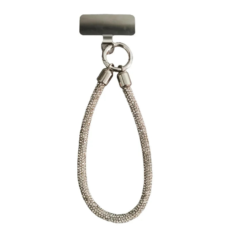 Luxury Full Diamond Phone Lanyard – Light Luxury Wrist Keychain
