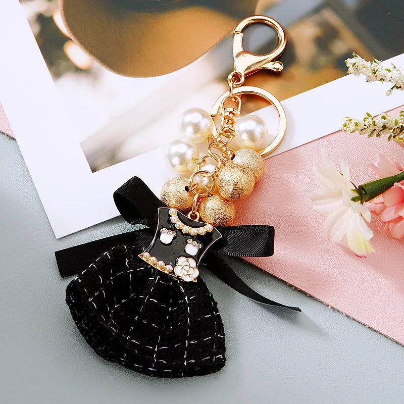 Chic Mini Dress Keychain