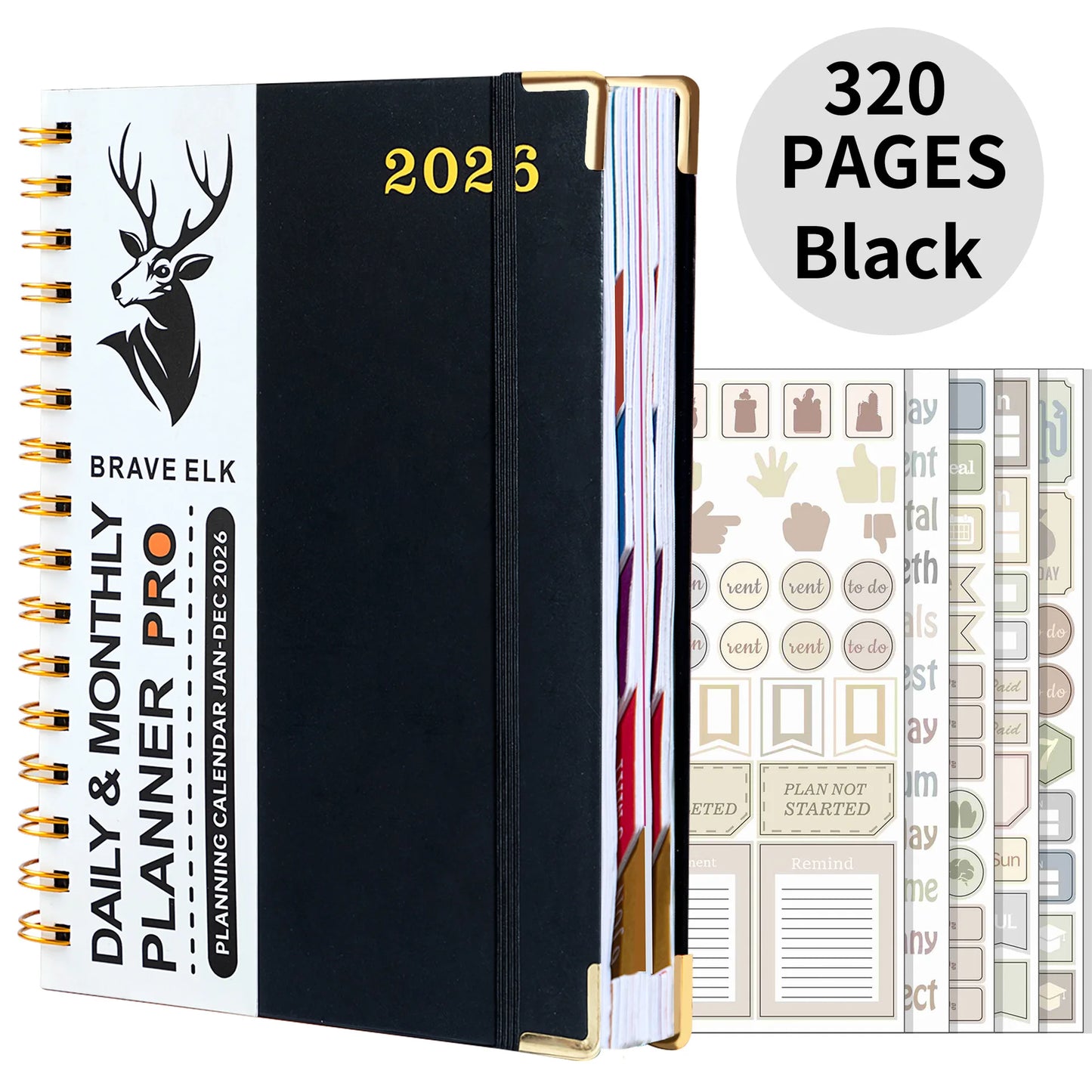 2026 Daily & Monthly Planner Pro