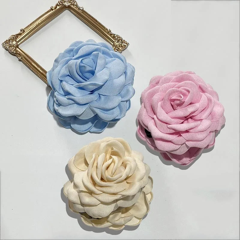 French Style Rose Hair Claw