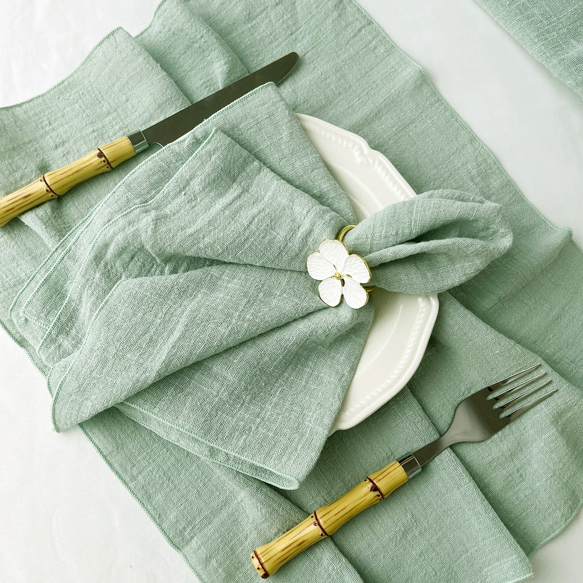 Cozy Linen Gauze Napkins