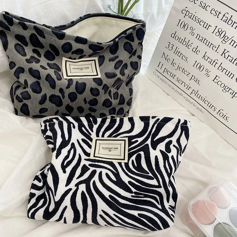 New Flower Printed Makeup Pouch