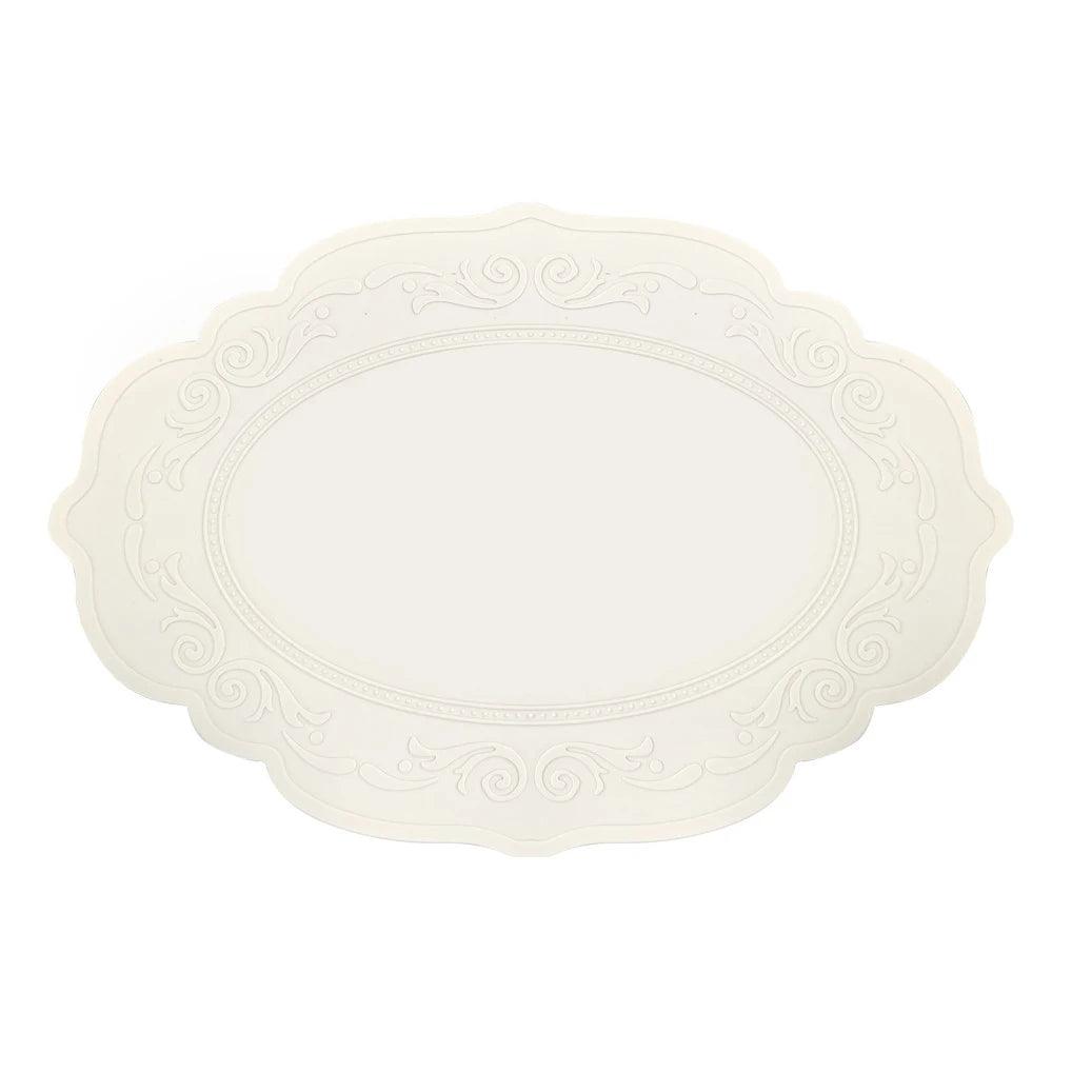 French Silicone Oval Placemat