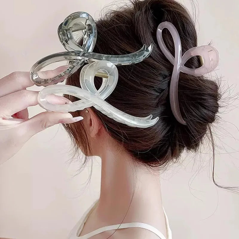 Elegant Jelly Color Hair Claw