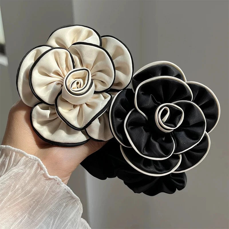 Elegant Camellia hairtie