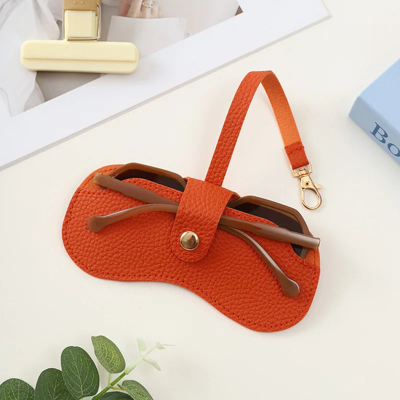 Faux Leather Eyeglass Holder for Handbags