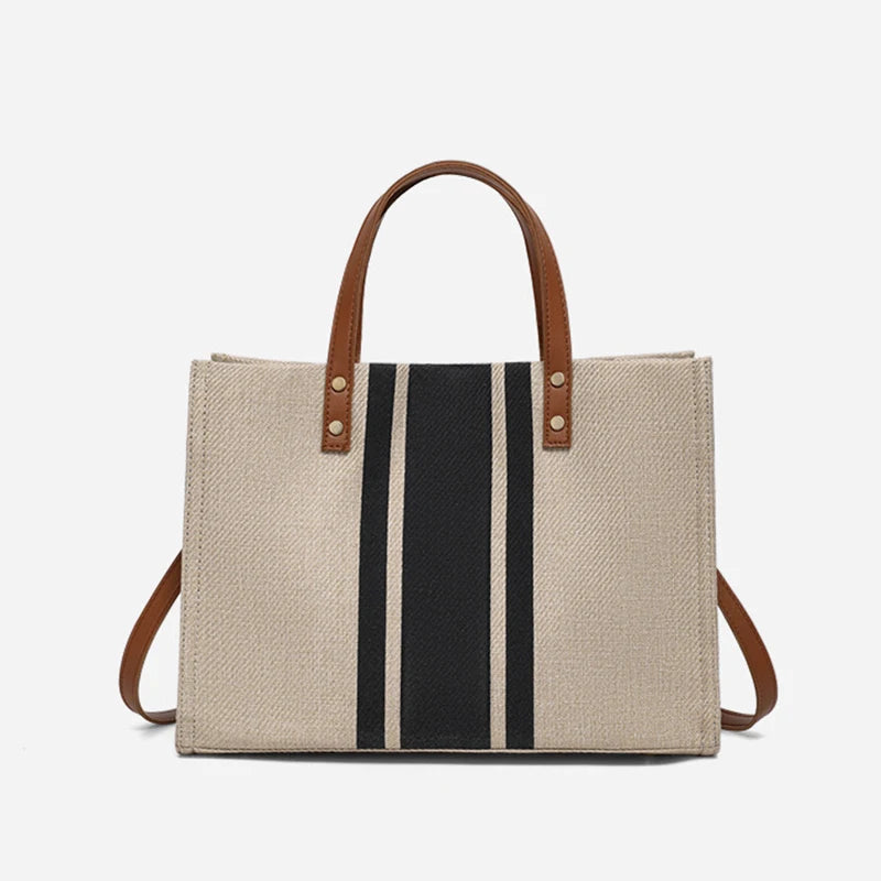 Canvas Stripe Tote bag