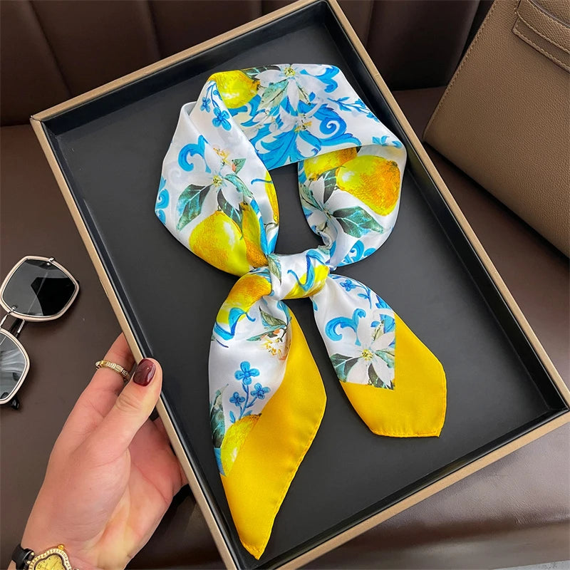 2025 New Printed Scarf Square Shawl