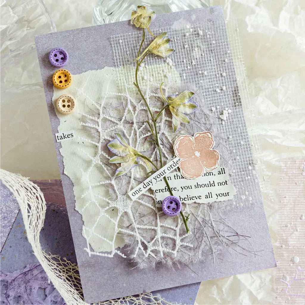 Paper,Mesh and Buttons Set