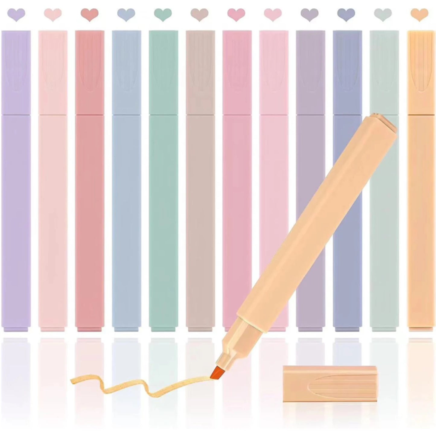 Pastel Fluorescent Highlighter Set