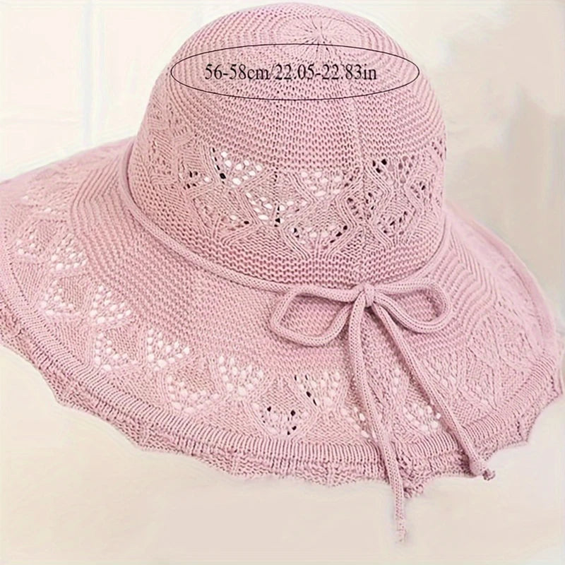 [Special Offer: Buy 2, Save More]Natural Linen Sun Hat – Soft Medium Brim Summer Beach Hat