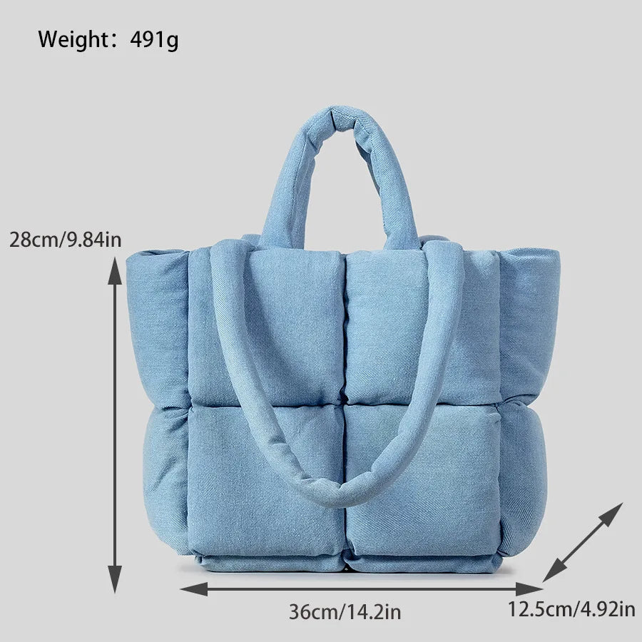 Denim Soft Padded Bag