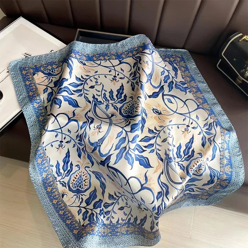 2025 New Printed Scarf Square Shawl