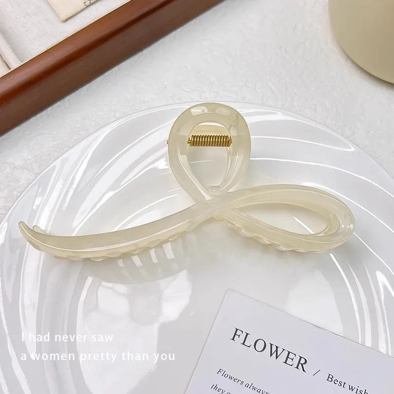 Elegant Jelly Color Hair Claw