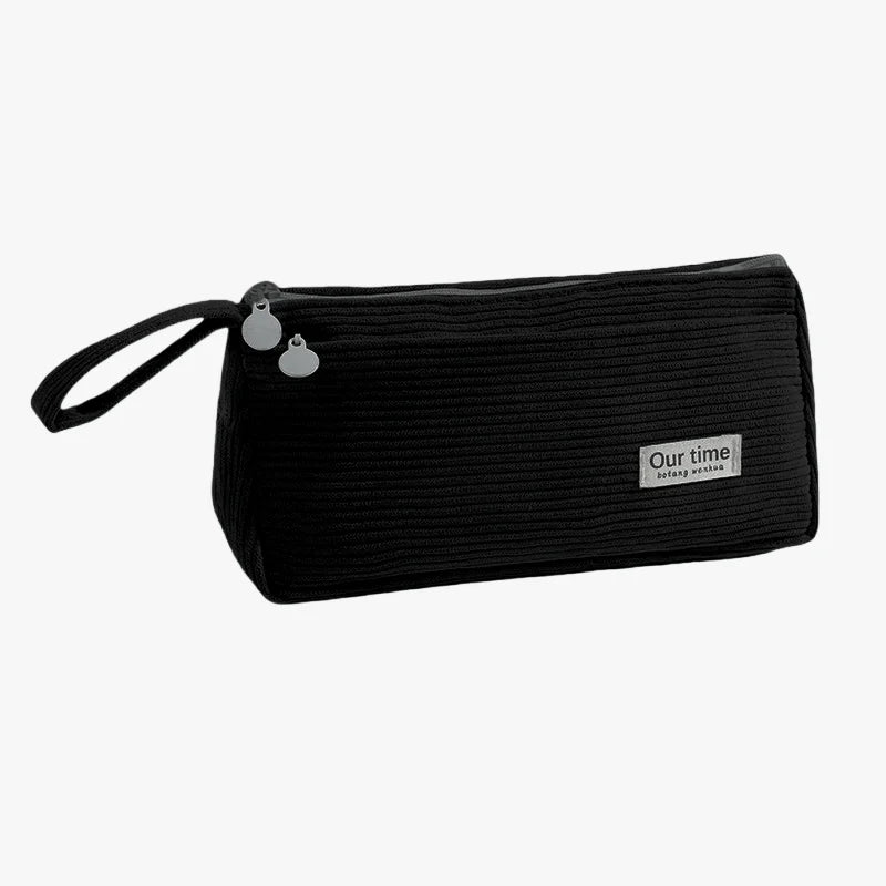 Solid Corduroy Pencil Case
