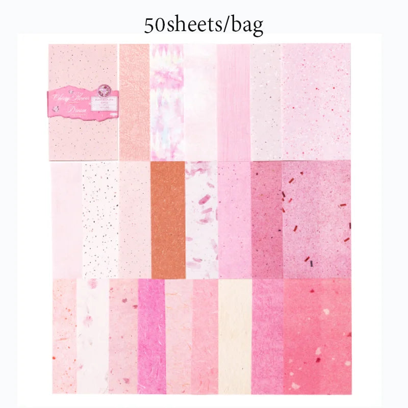 50 Pastel Texture Scrapbook Paper